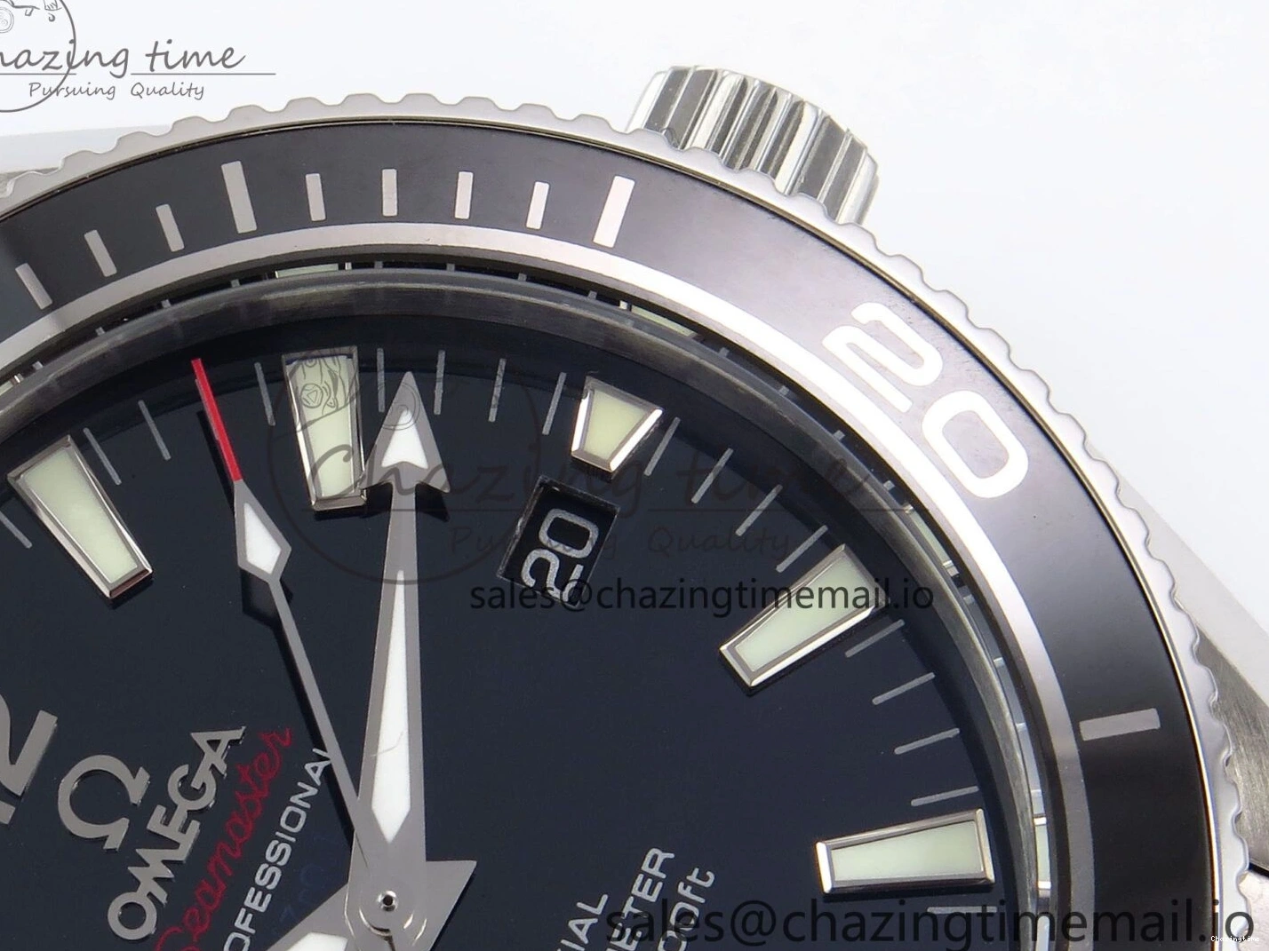 0405 Seamaster “LMPO” OMF 1:1 Best Edition Black Dial on SS Bracelet A Tailored 7703